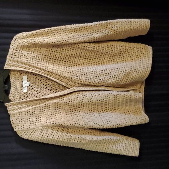 Loft Chunky Knit Vneck Sweater Size Large - Picture 2 of 5